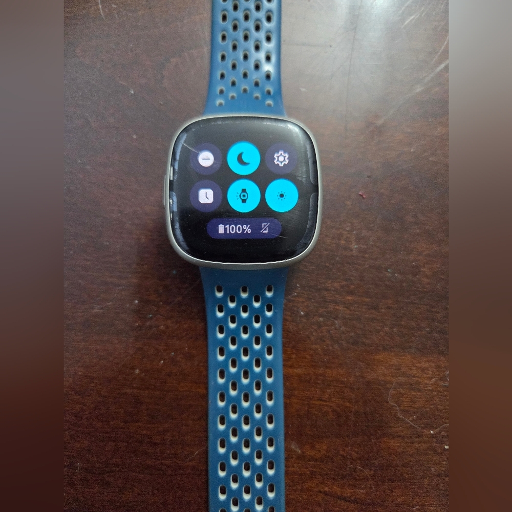 Fitbit Sense 2 Smart Fitness Tracker with Large Blue Sport Band
